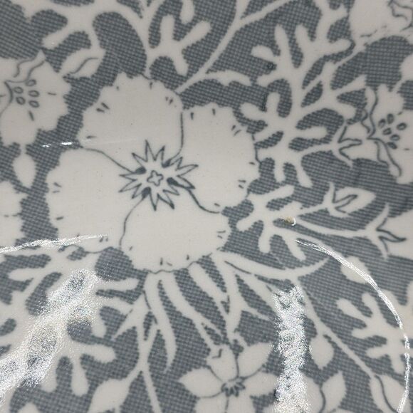 Vintage Wallace China Restaurant Ware Oval Bowl Festival Gray 11-P - Picture 6 of 6